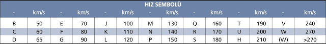 lastiğin taşıma kapasitesi